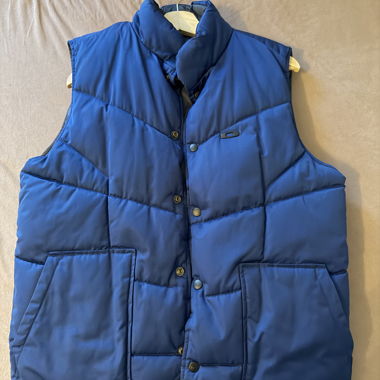 Oakley Blue Puffer Vest M