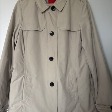 Lined trench coat