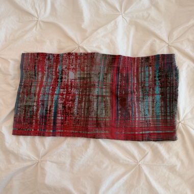 Écharpe colorée en tissu léger