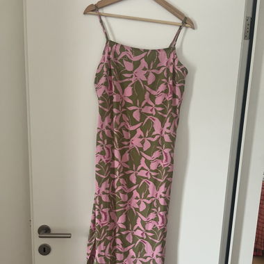 Sommerkleid Pink / Khaki