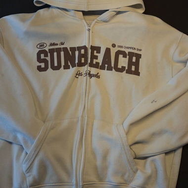 Bershka SUNBEACH zip hoodie, size S