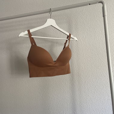 Top bralette marrone