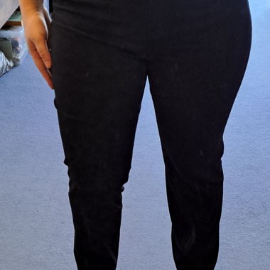 Black Fabric Pants