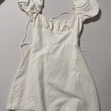Robe blanche écru Zara