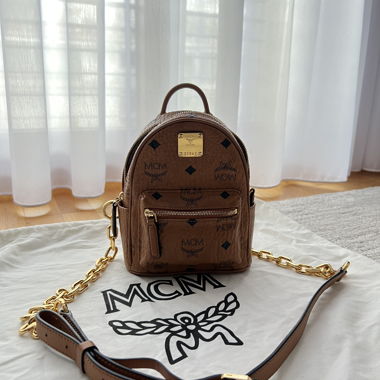 MCM Visetos Mini Backpack-Shoulder Bag