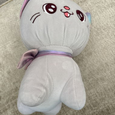 Peluche gattino grigio