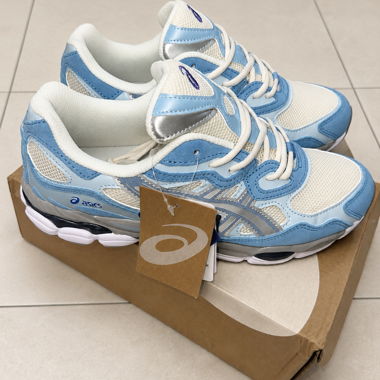 Asics gel nyc blu e bianche