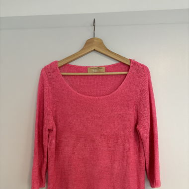 Neonpinker Strickpullover