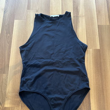 Mango black bodysuit 