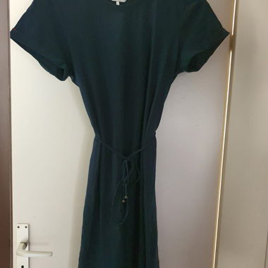 Robe verte ceinturée Tommy Hilfiger 