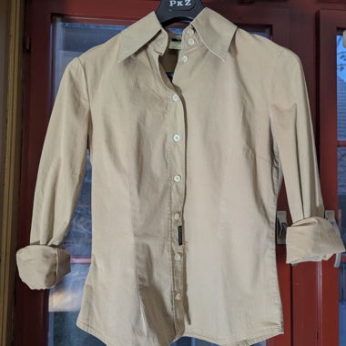 D&G Dolce & Gabbana Slim-Fit Shirt S - Beige