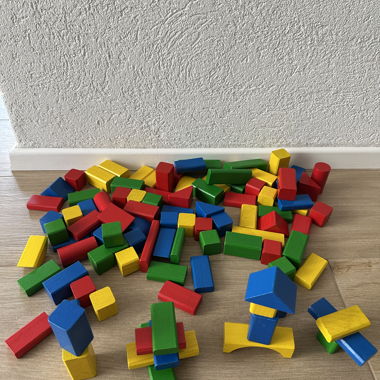 Ensemble de blocs en bois