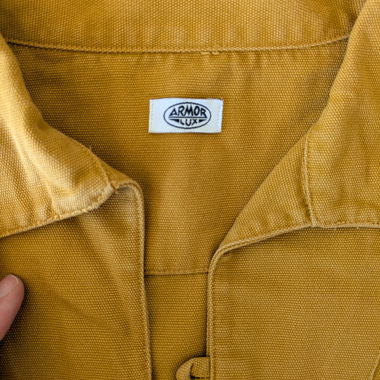 Chemise Armor Lux jaune moutarde