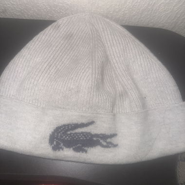 Cappellino Lacoste grigio