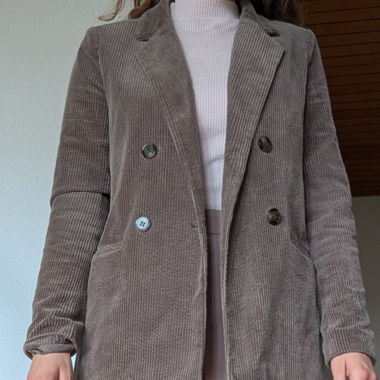 Damen Jacket braun/ grau Grösse 38