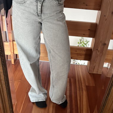 Jeans à jambes larges Bershka