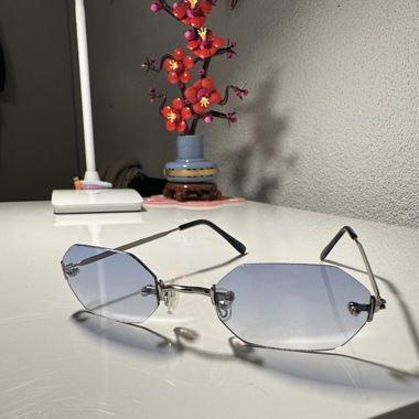 blue vintage sunglasses