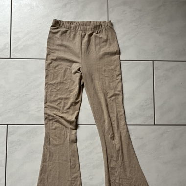 Schlaghose beige