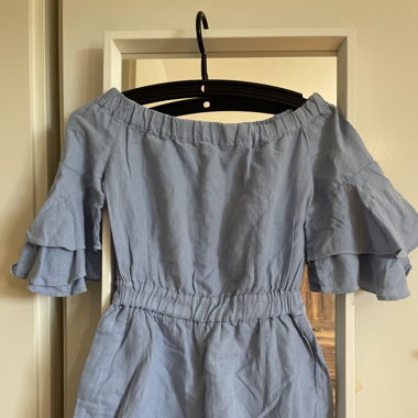blue summer dress