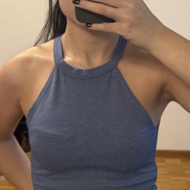 Top Zara effet jeans, taille S