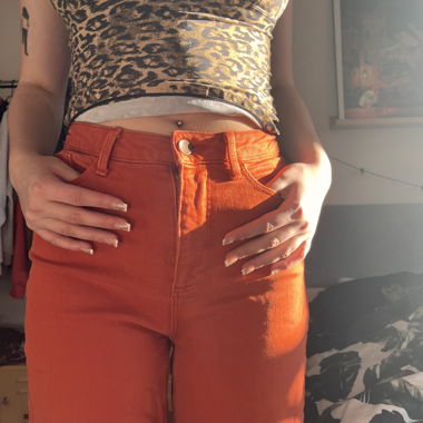 Jeans orange