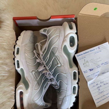 Nike Air Max Plus Blanc/ vert gris (femme)