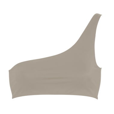 New women’s cream Bikini top / one shoulder cut 