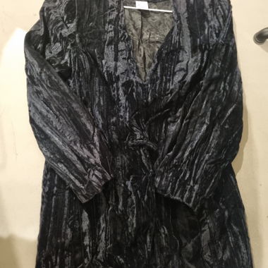 Veste en velours noir vintage