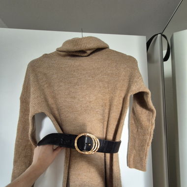 Strickkleid, braun, XS