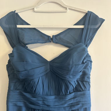 Turquoise evening gown 