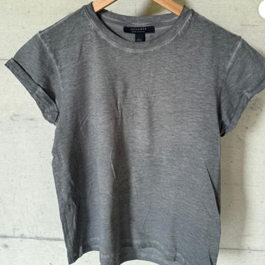 Washed Dark Grey AllSaints T-Shirt 