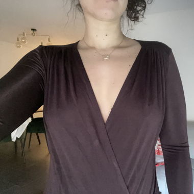 Blouse brune H&M S