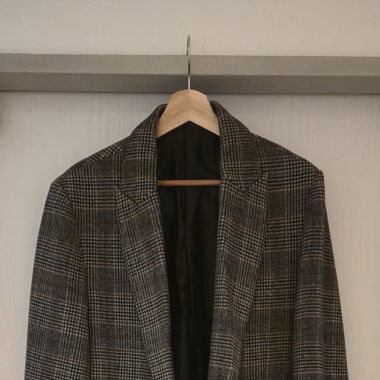 Manteau long pied de poule H&M - Taille 50 (L)
