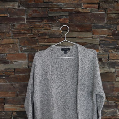 Strickjacke grau