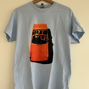 Light blue graphic tee