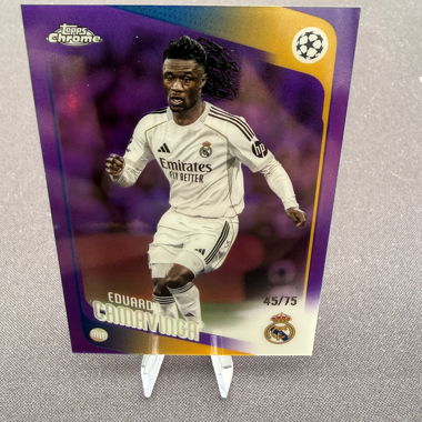 Topps Chrome Camavinga Card