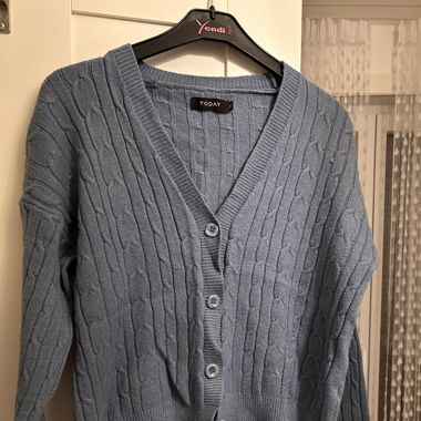 Cardigan bleu