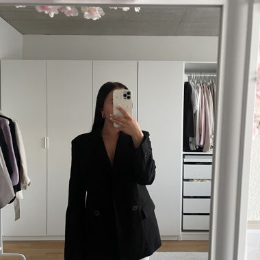 Blazer nero Bershka