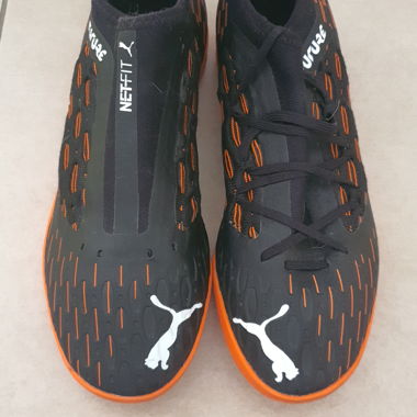 Scarpe da calcio Puma Future NETFIT nere/arancioni