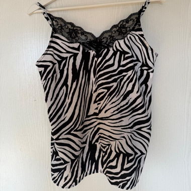zebra loungerie top