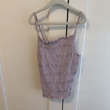 Lilac Smocked Tank Top