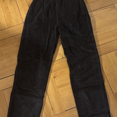 OBEY Cordhose schwarz
