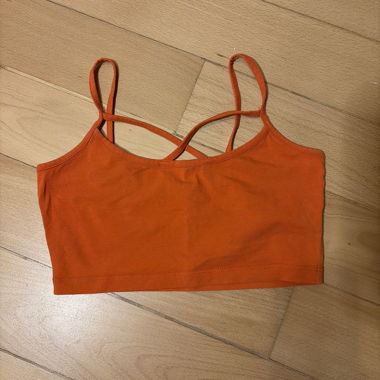Orange Crop Top