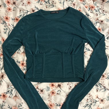 Camicia corsetto maniche lunghe