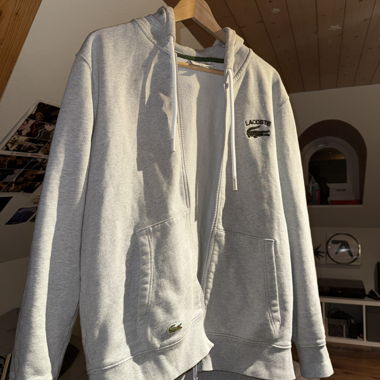 Felpa con zip Lacoste