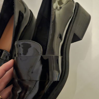 Black Patent Loafers