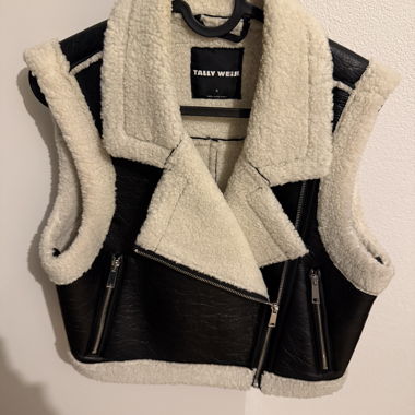 Tally Weijl Faux Leather Vest S