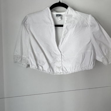 White Dirndl Blouse