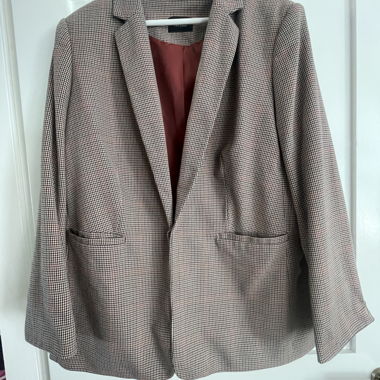 Giacca blazer a quadri
