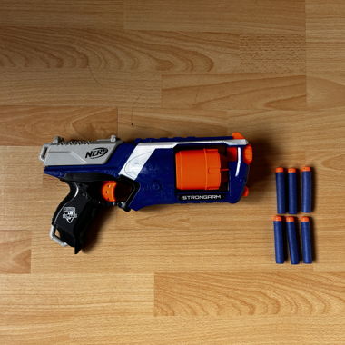 Pistola Nerf con 6 Colpi